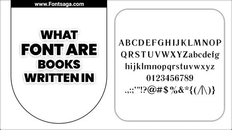 what font are books written in